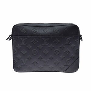 Louis Vuitton Shadow Black Duo Messenger Noir Black Shoulder Bag